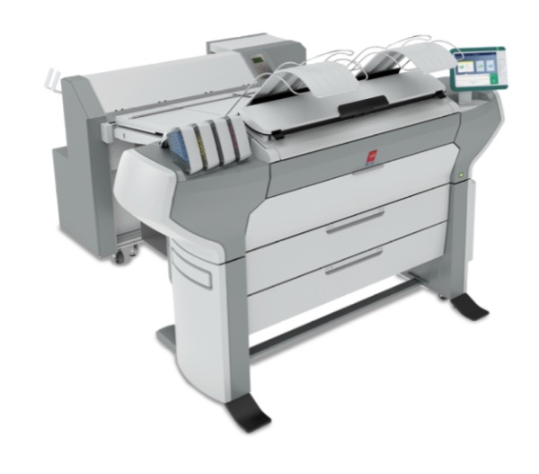 Farbplotter mit Faltmaschine